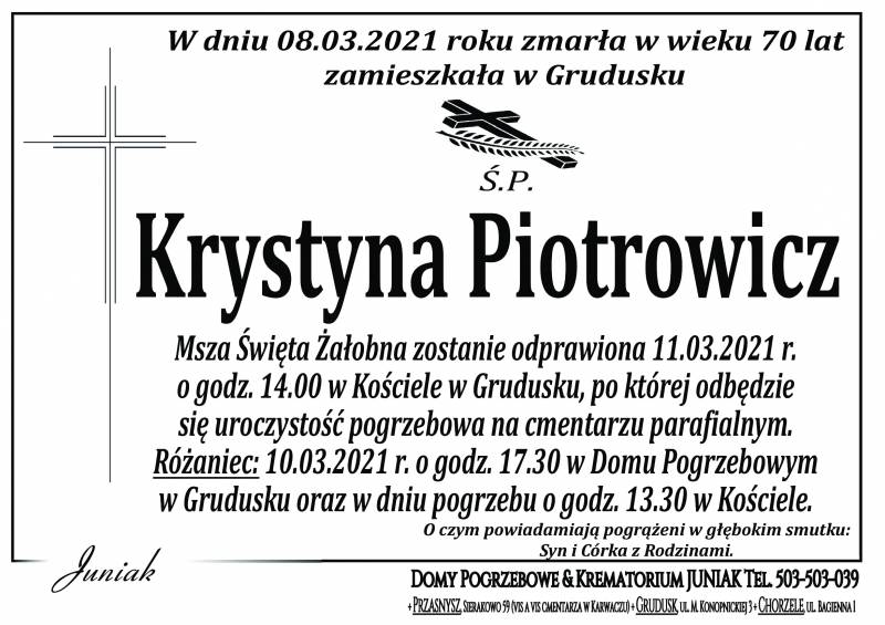 Krystyna Piotrowicz