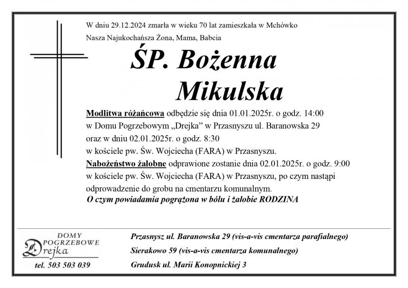 Bożenna Mikulska