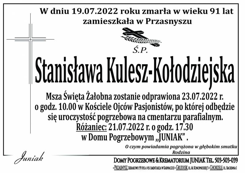 Stanisława Kulesz-Kołodziejska