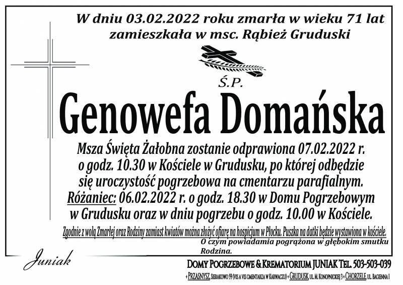 Genowefa Domańska