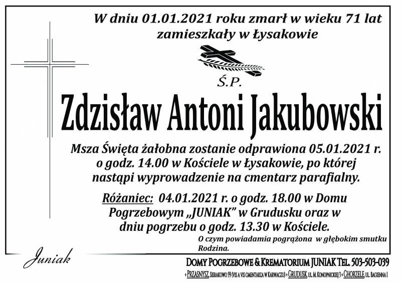 Zdzisław Antoni Jakubowski
