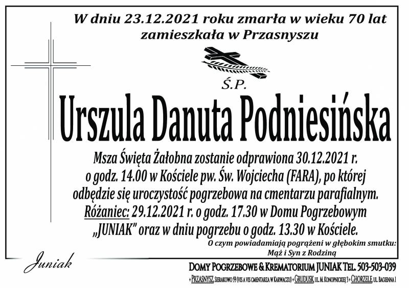 Urszula Danuta Podniesińska