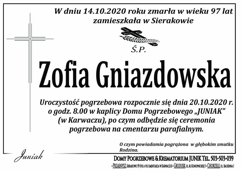 Zofia Gniazdowska