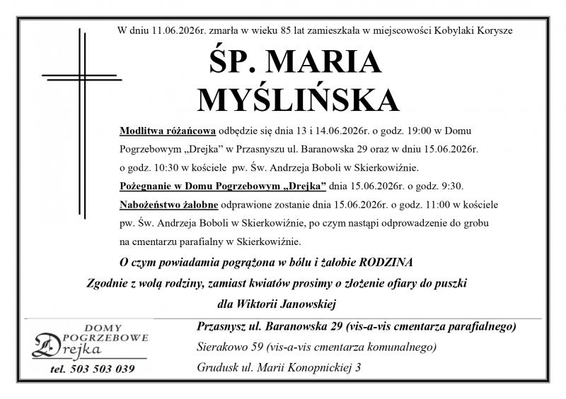 Maria Myślińska