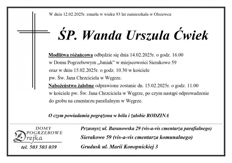 Wanda Urszula Ćwiek