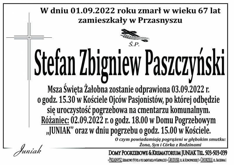 Stefan Zbigniew Paszczyński