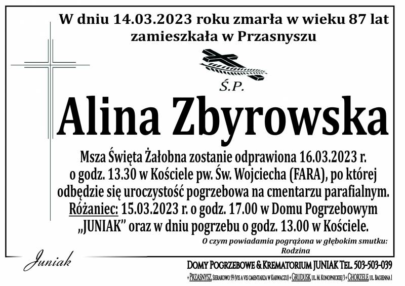 Alina Zbyrowska
