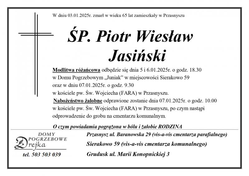 Piotr Wiesław Jasiński