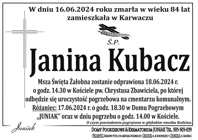 Janina Kubacz