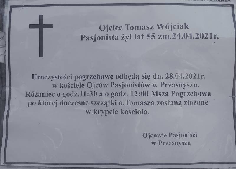 Ojciec Tomasz Wójciak