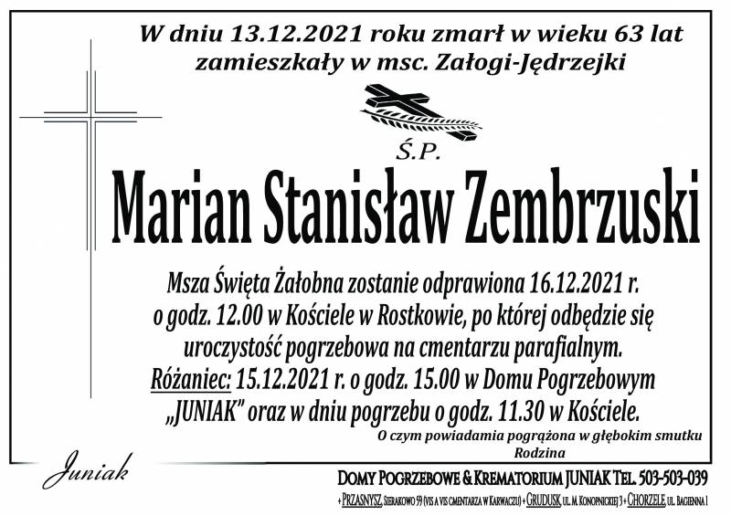 Marian Stanisław Zembrzuski