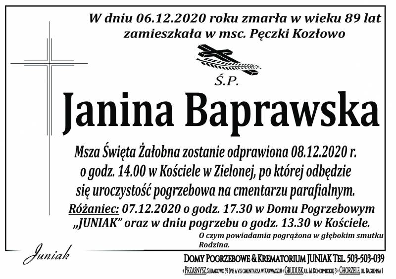 Janina Baprawska