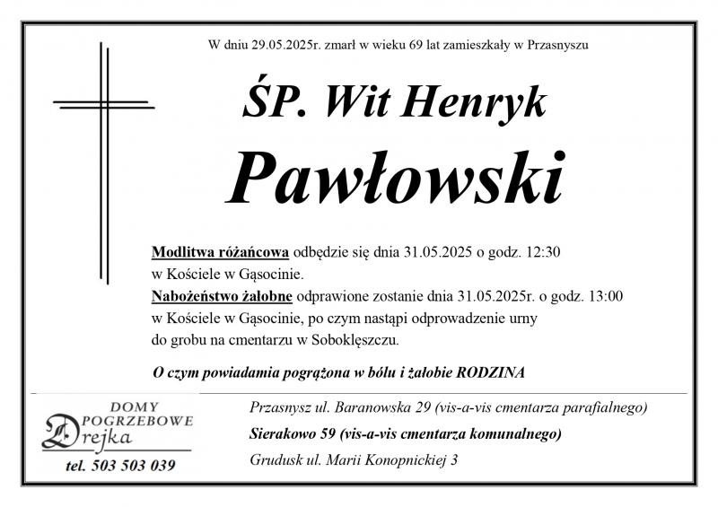 Wit Henryk Pawłowski