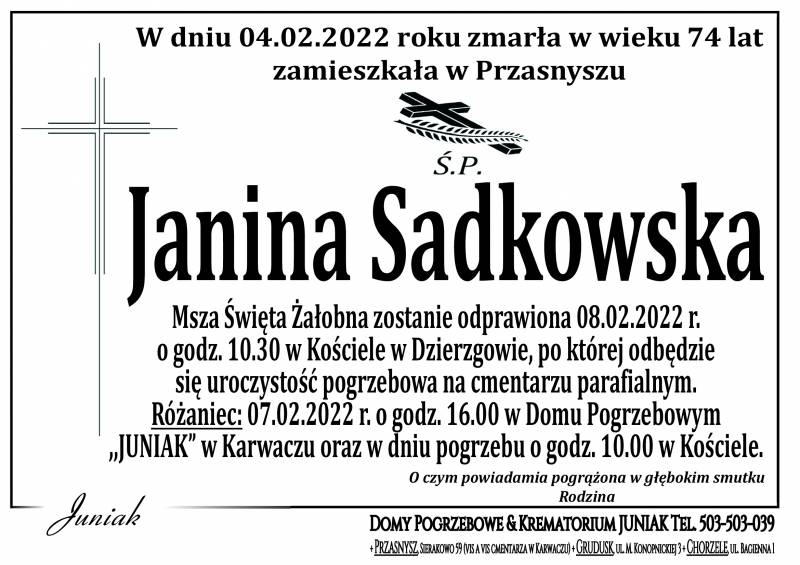 Janina Sadkowska