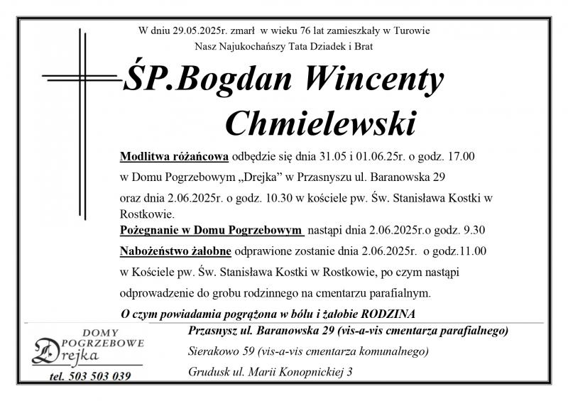 Bogdan Wincenty Chmielewski
