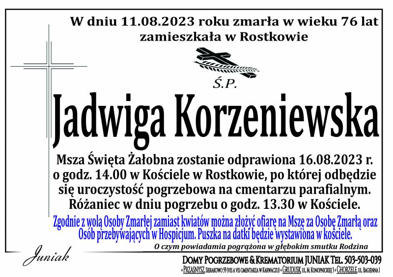Jadwiga Korzeniewska