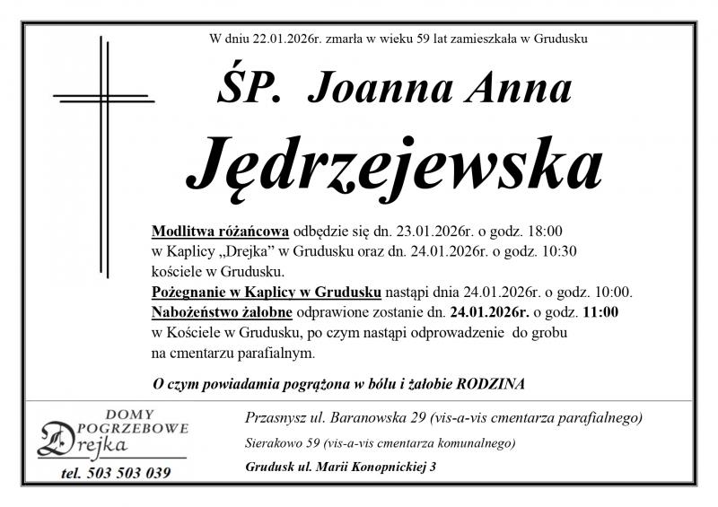 Joanna Anna Jędrzejewska