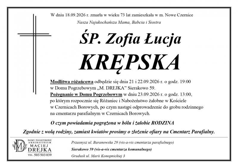 Zofia Łucja Krępska