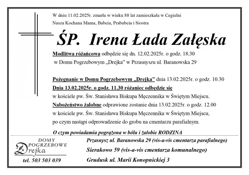 Irena Łada Załęska