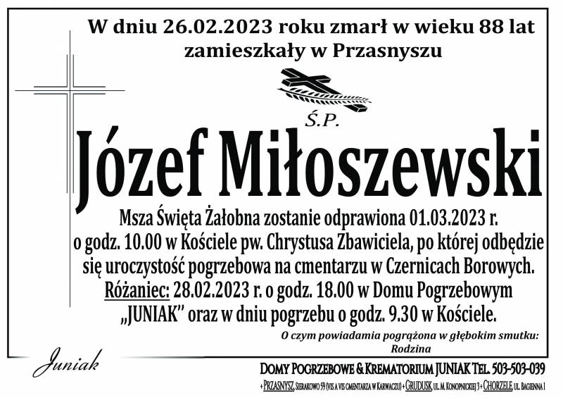Józef Miłoszewski