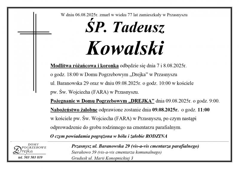 Tadeusz Kowalski
