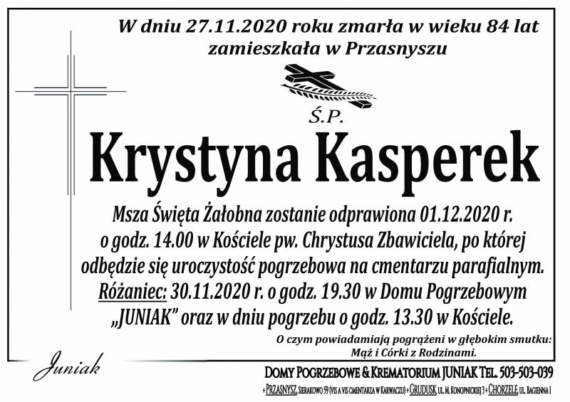 Krystyna Kasperek