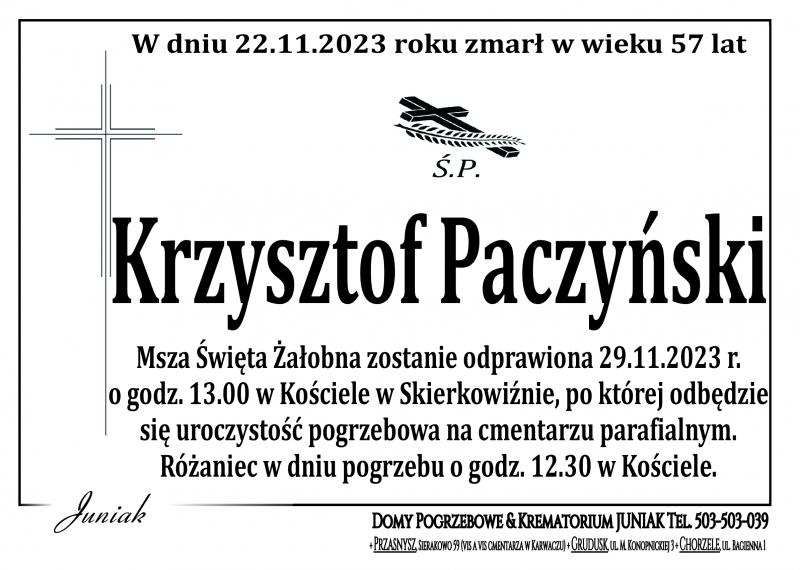 Krzysztof Paczyński