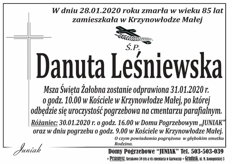Danuta  Leśniewska