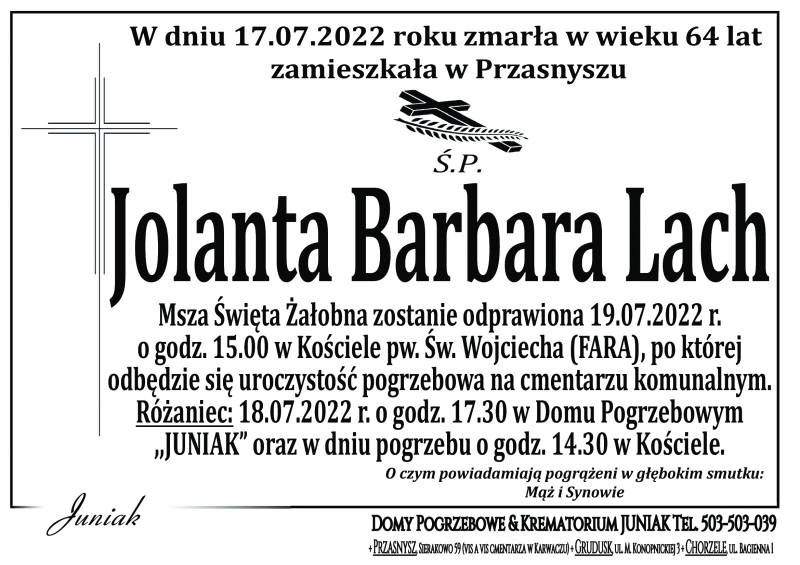 Jolanta Barbara Lach