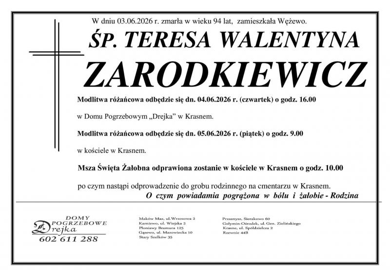 Teresa Walentyna Zarodkiewicz