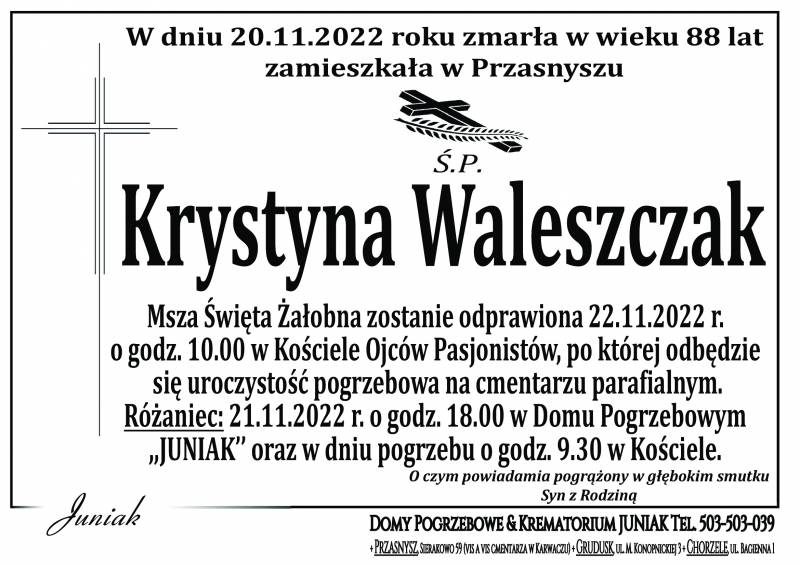Krystyna Waleszczak