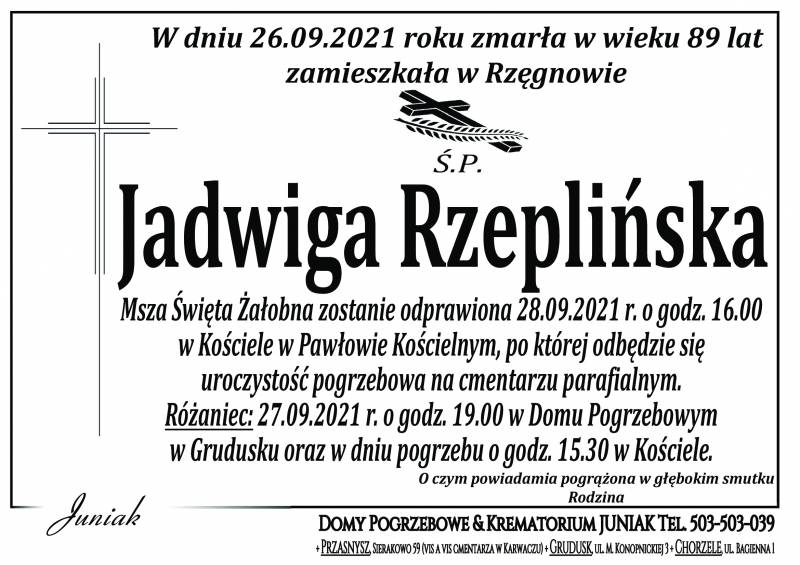 Jadwiga Rzeplińska
