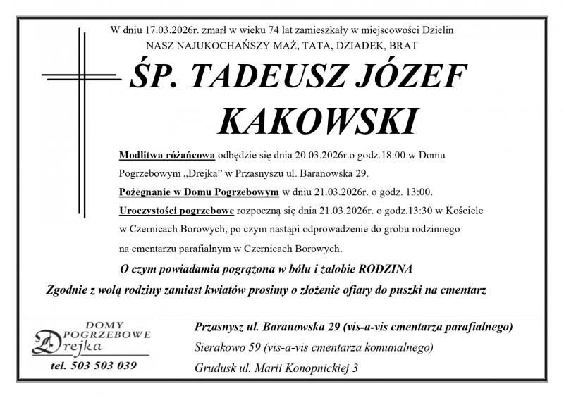 Tadeusz Józef Kakowski