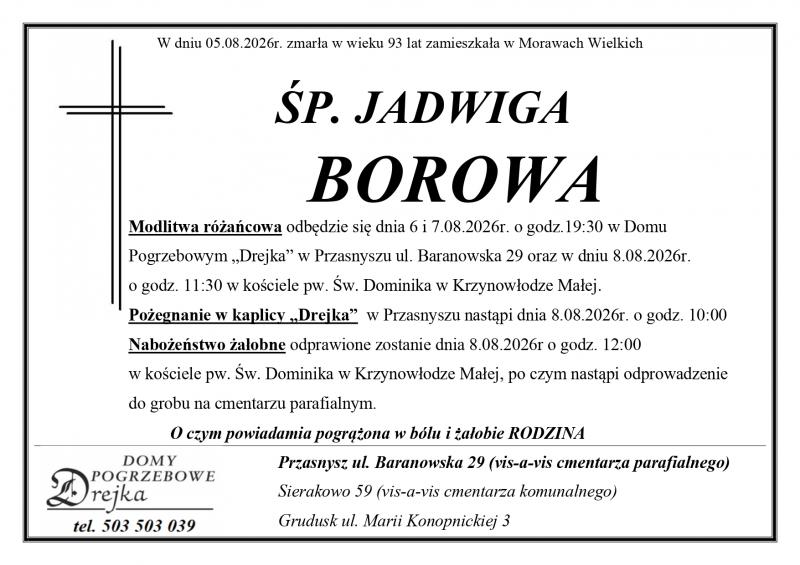 Jadwiga Borowa