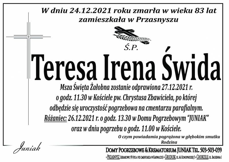 Teresa Irena Świda