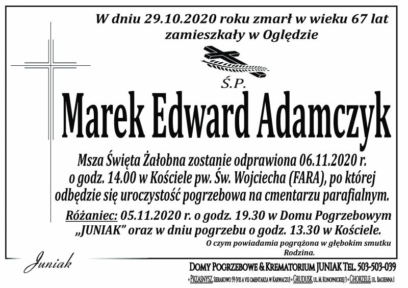 Marek Edward Adamczyk