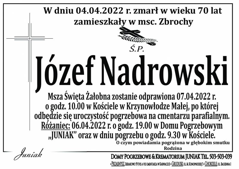 Józef  Nadrowski