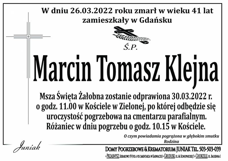 Marcin Tomasz Klejna