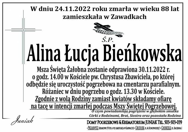 Alina Łucja Bieńkowska