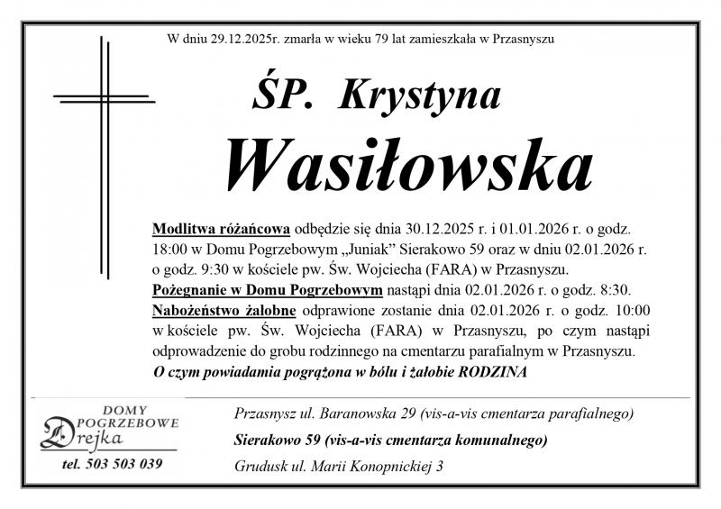 Krystyna Wasiłowska