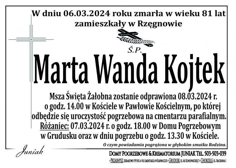 Marta Wanda Kojtek