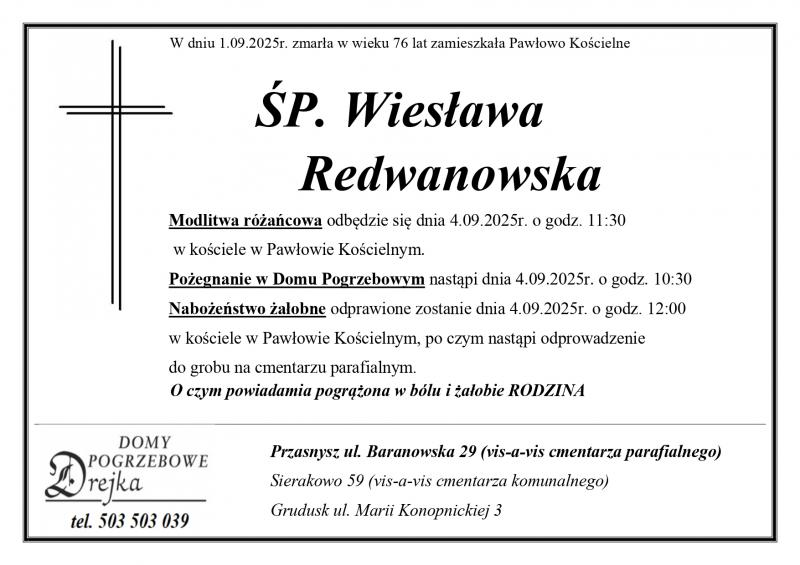 Wiesława Redwanowska
