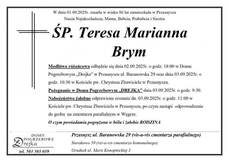 Teresa Marianna Brym