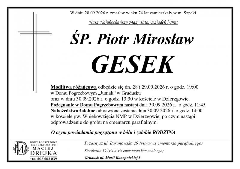 Piotr Mirosław Gesek