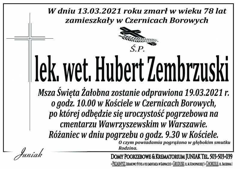 lek. wet. Hubert Zembrzuski