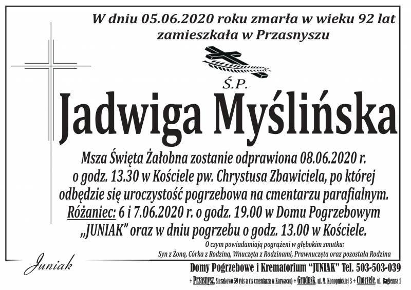 Jadwiga Myślińska