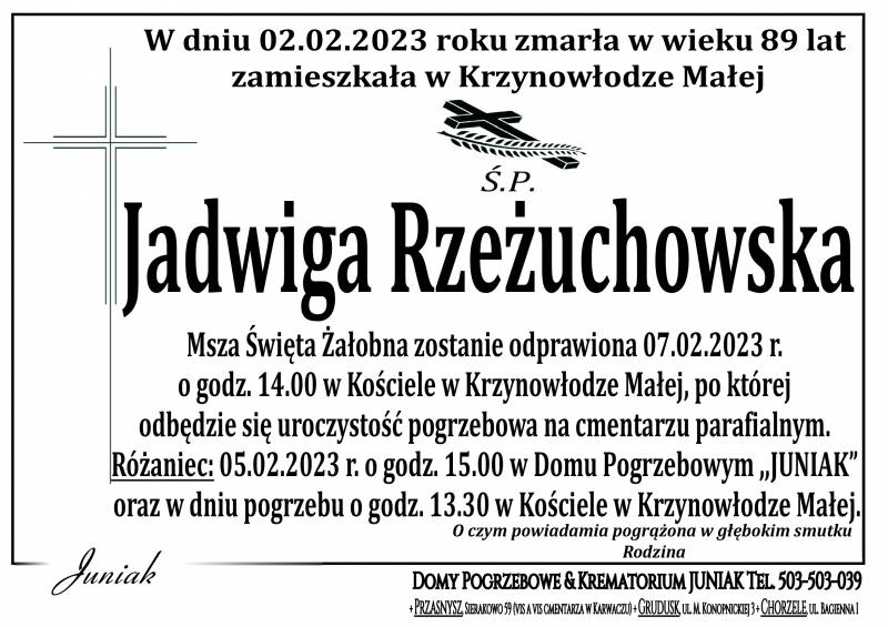 Jadwiga Rzeżuchowska