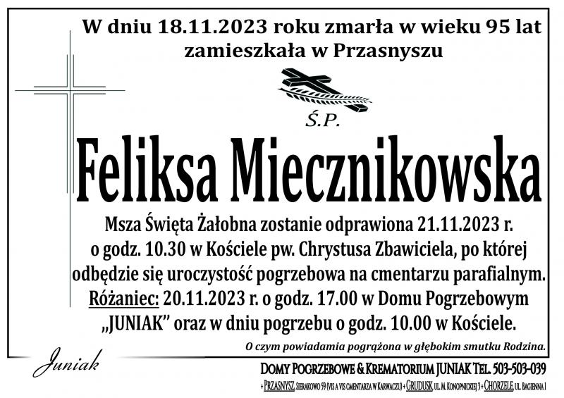 Feliksa Miecznikowska