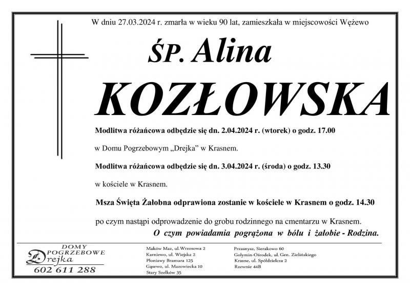 Alina Kozłowska