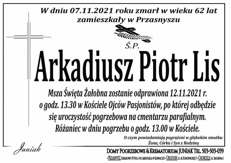 Arkadiusz Piotr Lis